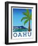 Visit Oahu-The Saturday Evening Post-Framed Giclee Print