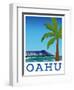 Visit Oahu-The Saturday Evening Post-Framed Giclee Print