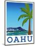 Visit Oahu-The Saturday Evening Post-Mounted Giclee Print