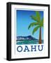 Visit Oahu-The Saturday Evening Post-Framed Giclee Print