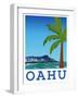 Visit Oahu-The Saturday Evening Post-Framed Giclee Print