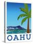 Visit Oahu-The Saturday Evening Post-Stretched Canvas