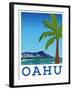 Visit Oahu-The Saturday Evening Post-Framed Giclee Print