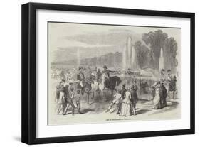 Visit of Abd-El-Kader to Versailles-null-Framed Giclee Print