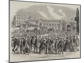 Visit of British Excursionists to Paris-null-Mounted Giclee Print