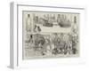 Visit of Colonial Guests to the P and O Company's Fleet, Albert Docks-null-Framed Giclee Print