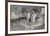 Visit of Franz Joseph of Austria to a Military Hospital in Vienna-Wilhelm Gause-Framed Giclee Print