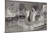 Visit of Franz Joseph of Austria to a Military Hospital in Vienna-Wilhelm Gause-Mounted Giclee Print