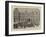 Visit of Hrh the Duke of Edinburgh to Liverpool, a Sketch on the Exchange Flags-null-Framed Giclee Print
