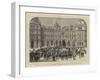 Visit of Hrh the Duke of Edinburgh to Liverpool, a Sketch on the Exchange Flags-null-Framed Giclee Print