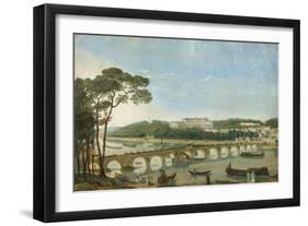 Visit of King Francis I and the Queen of Naples to Charles X at St Cloud, May 1830-null-Framed Giclee Print