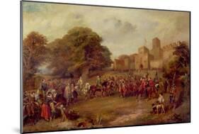 Visit of King James I to Hoghton Tower in 1617-George Cattermole-Mounted Giclee Print