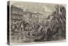 Visit of King Victor Emmanuel to Venice, State Barges of the Deputations of the Venetian Cities-null-Stretched Canvas
