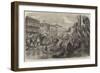Visit of King Victor Emmanuel to Venice, State Barges of the Deputations of the Venetian Cities-null-Framed Giclee Print