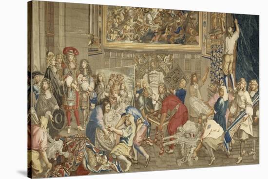 Visit of Louis Xiv at the Gobelins, October 15, 1667-Brun Charles Le-Stretched Canvas