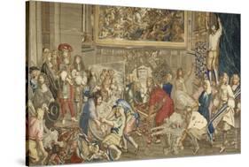 Visit of Louis Xiv at the Gobelins, October 15, 1667-Brun Charles Le-Stretched Canvas