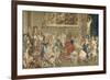 Visit of Louis Xiv at the Gobelins, October 15, 1667-Brun Charles Le-Framed Giclee Print