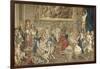 Visit of Louis Xiv at the Gobelins, October 15, 1667-Brun Charles Le-Framed Giclee Print