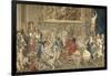 Visit of Louis Xiv at the Gobelins, October 15, 1667-Brun Charles Le-Framed Giclee Print