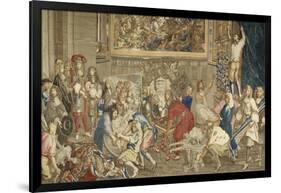 Visit of Louis Xiv at the Gobelins, October 15, 1667-Brun Charles Le-Framed Giclee Print