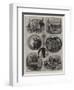 Visit of Military Officers to the Works of the Channel Tunnel-Joseph Nash-Framed Giclee Print