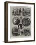 Visit of Military Officers to the Works of the Channel Tunnel-Joseph Nash-Framed Giclee Print