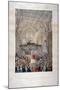 Visit of Napoleon III and the Empress Eugenie of France, Guildhall, City of London, 1855-T Turner-Mounted Giclee Print