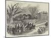 Visit of Prince Albert to Colchester, Arrival of His Royal Highness and Staff at Wivenhoe Park-null-Mounted Giclee Print