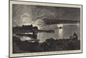 Visit of Prince Leopold to the Isle of Man, Illumination of Douglas Bay-null-Mounted Giclee Print