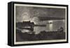 Visit of Prince Leopold to the Isle of Man, Illumination of Douglas Bay-null-Framed Stretched Canvas
