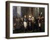 Visit of Prince of Salerno, Leopold of Bourbon to French Institute-Louis Nicolas Lemasle-Framed Giclee Print