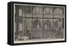 Visit of Queen Anne to St Paul's Cathedral-null-Framed Stretched Canvas