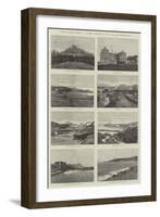 Visit of Queen Victoria to Biarritz, Sketches of the Town and Neighbourhood-null-Framed Giclee Print