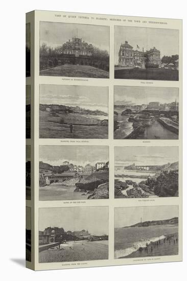 Visit of Queen Victoria to Biarritz, Sketches of the Town and Neighbourhood-null-Stretched Canvas