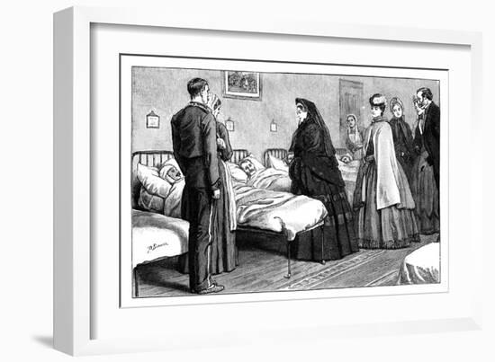 Visit of Queen Victoria to Netley Hospital, Hampshire, C1860S-null-Framed Giclee Print