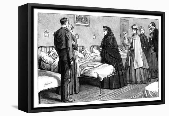 Visit of Queen Victoria to Netley Hospital, Hampshire, C1860S-null-Framed Stretched Canvas