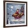 Visit of St. Nicholas, Illustration from 'Aunt Louisa's Big Picture Series', New York 1871-null-Framed Giclee Print