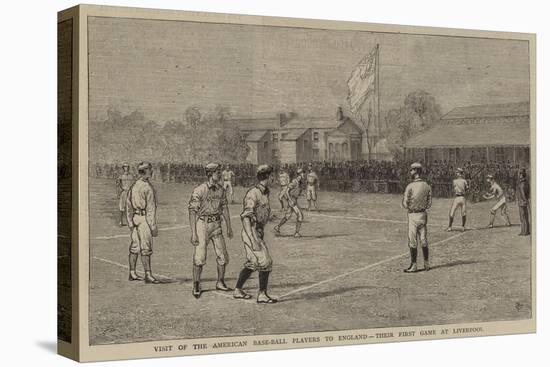 Visit of the American Base-Ball Players to England, their First Game at Liverpool-Alfred Chantrey Corbould-Stretched Canvas