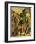 Visit of the Angel, from the Right Wing of the Buxtehude Altar, 1400-10-Master Bertram of Minden-Framed Giclee Print