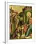 Visit of the Angel, from the Right Wing of the Buxtehude Altar, 1400-10-Master Bertram of Minden-Framed Giclee Print