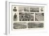 Visit of the Channel Fleet to Norway-null-Framed Giclee Print