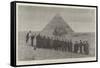 Visit of the Crown Prince of Italy to the Pyramids of Egypt-null-Framed Stretched Canvas