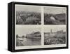 Visit of the Czar and Czarina to Breslau, Views of the Town-null-Framed Stretched Canvas