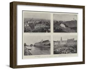 Visit of the Czar and Czarina to Breslau, Views of the Town-null-Framed Giclee Print