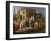 Visit of the Doge of Venice to Titian, 1870-71-Robert Antoine Muller-Framed Giclee Print