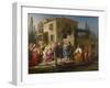 Visit of the Doge of Venice to Titian, 1870-71-Robert Antoine Muller-Framed Giclee Print