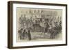 Visit of the Emperor and Empress of the French to the City-null-Framed Giclee Print