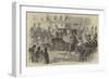 Visit of the Emperor and Empress of the French to the City-null-Framed Giclee Print