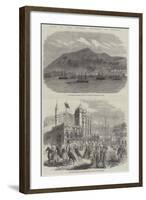 Visit of the Emperor Napoleon to Algeria-null-Framed Giclee Print