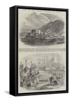 Visit of the Emperor Napoleon to Algeria-null-Framed Stretched Canvas
